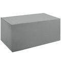 Patio Trasero Immerse Convene, Sojourn & Summon Coffee Table Outdoor Patio Furniture Cover, Gray PA1727021